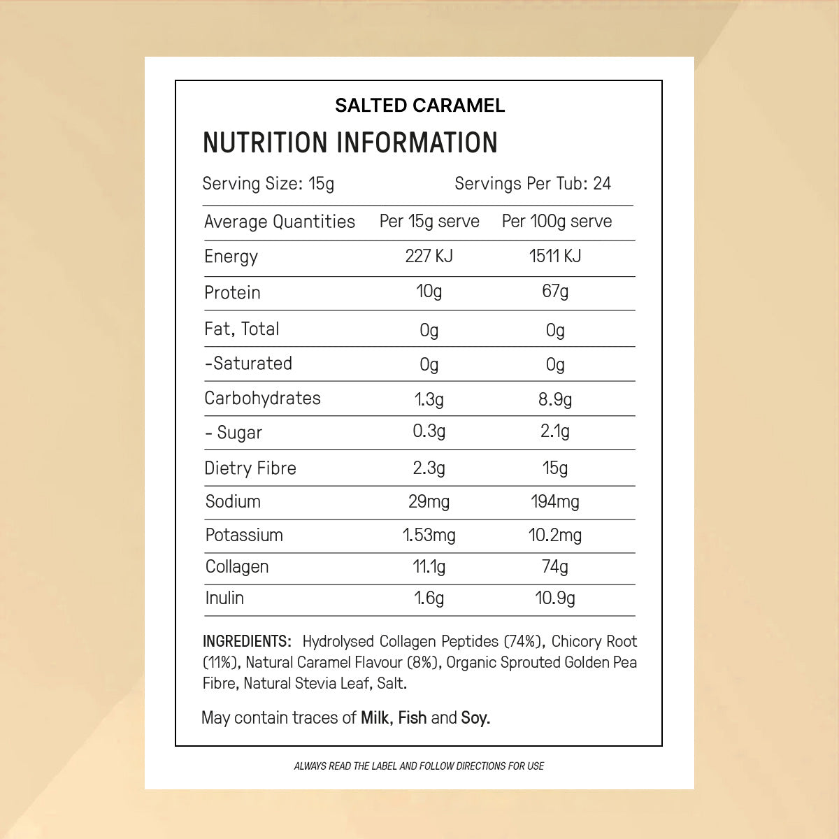 Prebiotic Collagen Protein