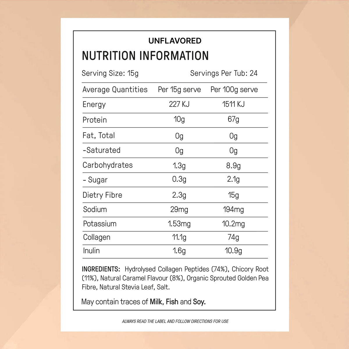 Prebiotic Collagen Protein